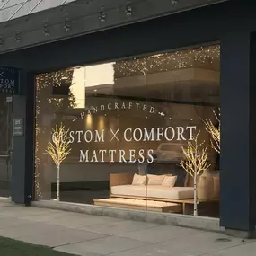 The West Hollywood Showroom. Receive $100 OFF your next mattress purchase when you complete a complimentary fitting.