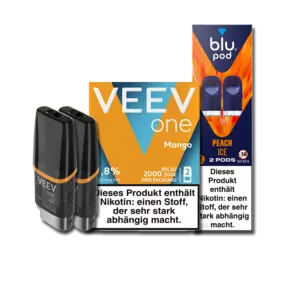 Pods für wiederverwendbare Vapes – praktische, vorgefüllte Kapseln in verschiedenen Geschmacksrichtungen und Nikotinstärken.
