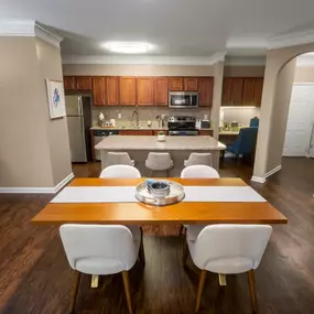 Living room and kitchen