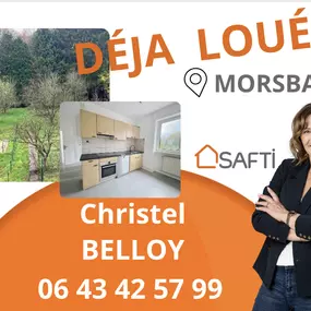 Bild von BELLOY CHRISTEL Conseillère en immobilier SAFTI sur BARST -MARIENTHAL & tous les environs.