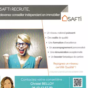 Bild von BELLOY CHRISTEL Conseillère en immobilier SAFTI sur BARST -MARIENTHAL & tous les environs.