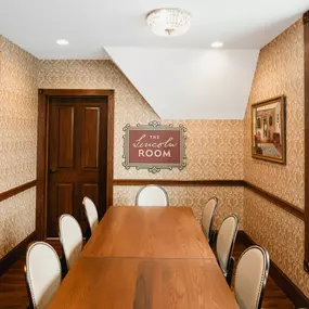 A 19th-century dining experience as honest as Abe himself.