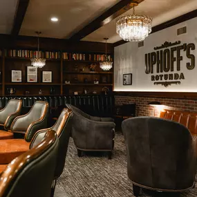 Speakeasy bar located on the lower level of Dawn Manor