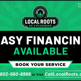 Financing for HVAC, Air Conditioners, Heat Pumps and Plumbing Purchases in Phoenix, Scottsdale, Paradise Valley, Arcadia, Desert Ridge, Tempe, Cave Cree,, Carefree, Ahwatukee, Chandler, Gilbert, Mesa, Fountain Hills, AZ