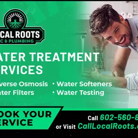 Best Water Treatment Services in Phoenix, Scottsdale, Paradise Valley, Arcadia, Desert Ridge, Cave Creek, Carefree, Tempe, Ahwatukee, Chandler, Gilbert, Mesa & Fountain Hills, AZ