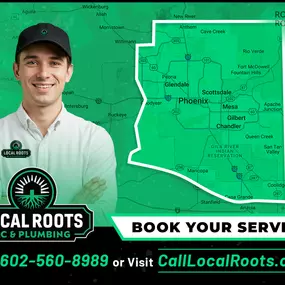 Reliable Air Conditioning, Heating and Plumbing Service in Phoenix, Scottsdale, Paradise Valley, Arcadia, Desert Ridge, Cave Creek, Carefree, Tempe, Ahwatukee, Chandler, Gilbert, Mesa & Fountain Hills, AZ