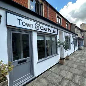 The view outside of the Town and Country Law Stamford office in Lincolnshire.