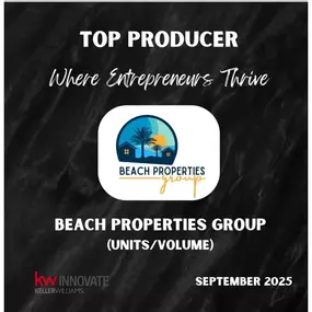 Proud of our September Top Producer Team!
Honored to work with such a committed and hardworking group. Cheers to us!