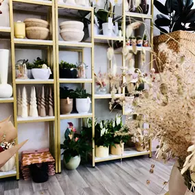 Decoartikel und Trockenblumen bei Na'Bloom