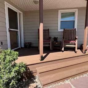 Custom Porch construction in south denver