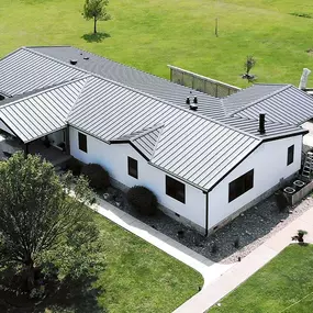 Metal roof installation