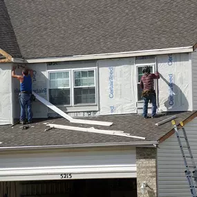 Siding installation