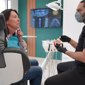 Beratungsgespräch in der Behandlung