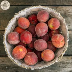 Bulk ordered Georgia peaches.