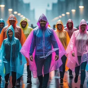 Bild von Regenponcho