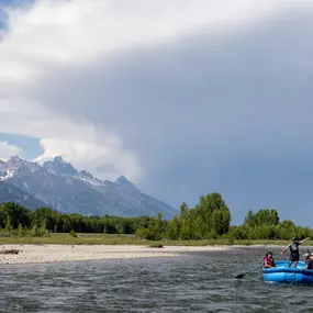 Jackson Hole Whitewater, based in Jackson, Wyoming, offers thrilling rafting adventures for outdoor enthusiasts seeking an adrenaline-filled experience or a relaxing scenic float trip in the heart of stunning Jackson. Our expert guides ensure a safe and enjoyable trip for individuals, families, and groups looking to create lasting memories in the picturesque landscapes of Wyoming. Join us for an action-packed in white water rafting, scenic float trips or an e-bike rental excursion that combines 