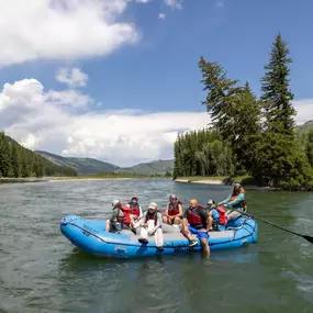 Jackson Hole Whitewater, based in Jackson, Wyoming, offers thrilling rafting adventures for outdoor enthusiasts seeking an adrenaline-filled experience or a relaxing scenic float trip in the heart of stunning Jackson. Our expert guides ensure a safe and enjoyable trip for individuals, families, and groups looking to create lasting memories in the picturesque landscapes of Wyoming. Join us for an action-packed in white water rafting, scenic float trips or an e-bike rental excursion that combines 