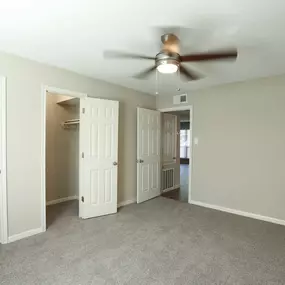 Large bedroom and walk in closet