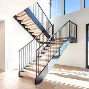 Stairs built in-house, designed to match your flooring perfectly.