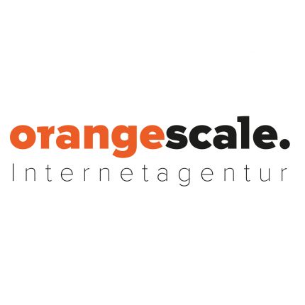 Logotipo de orangescale. Internetagentur