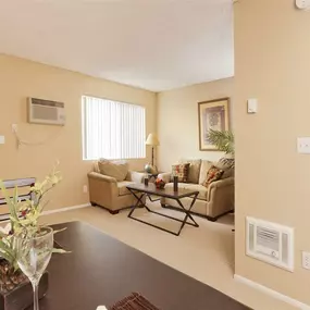 Living Room with Carpet