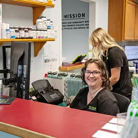 Mission Chiropractic and Health front desk
