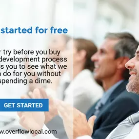 Get started for FREE. Our try before you buy web design process allows you to see what we can do for you without spending a dime.
