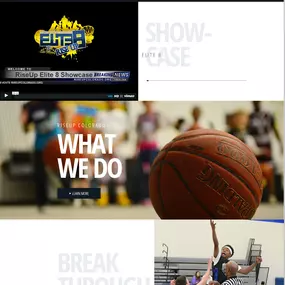 Riseup Sports Colorado, Custom Website Design by Overflow Local.
