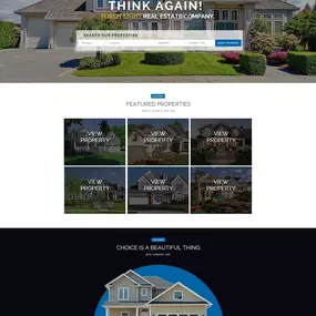 Don't settle for a cookie-cutter website. This is another one of the custom websites that we created for a Wisconsin based Real Estate Agency.