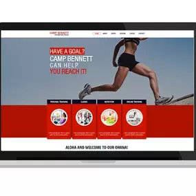 Personal Trainer custom website design project.
