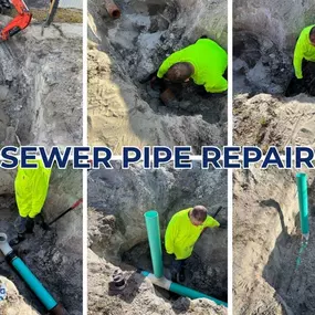 Sewer pipe repair in Wesley Chapel, Florida