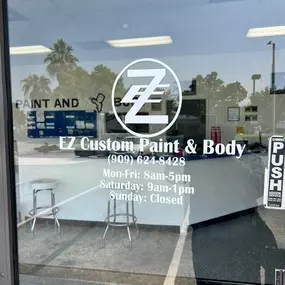 Auto Body Shop office -EZ Customs Paint & Body