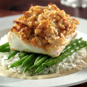 Crab-Crusted Haddock
