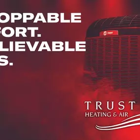 A high-efficiency Trane air conditioning unit is installed outside a home or business, representing one of the most trusted names in heating and cooling. The unit features Trane’s signature design, built for durability, quiet operation, and energy efficiency. This image highlights the reliability of Trane HVAC systems and the importance of professional installation and maintenance by certified technicians. Ideal for promoting premium A/C systems, home comfort upgrades, or trusted HVAC equipment.