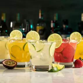 Sample Brazil's most famous cocktail, the Caipirinha. Offered in various flavors!