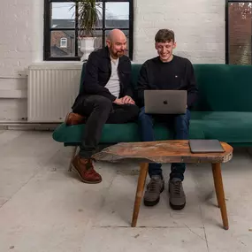 An image of Ian Hazeldine and Joshua Brian from Yellow Circle Web Solutions Limited