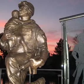 Statue of Indiana National Guard Hoosier Patriot Memorial at Flanner Buchanan - Washington Park East Funeral and Cremation
10722 E Washington St, Indianapolis, IN 46229