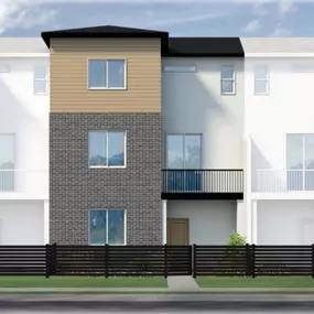 Townhomes with 3-4 bedrooms and a two car garage