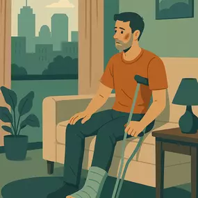 Man recovering from injury at home in Denver