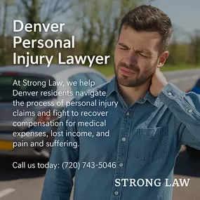 Downtown Denver street view representing personal injury lawyer services for accident victims