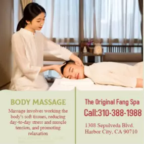 A traditional Swedish massage utilizing a system of techniques specially created to relax muscles by
applying pressure to increase oxygen flow through the body and release harmful toxins.