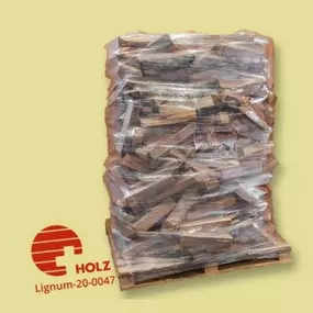 STER-PALETTE FICHTENBRENNHOLZ
Die Brennholz-Ster-Palette gebunden, , wird auf einer Palette von 100 cm x 120 cm mit einer Höhe von circa 160cm ausgeliefert.


Scheitlänge: Wahlweise 25 cm, 33 cm oder 40 cm

Das Brennholz eignet sich hervorragend für de