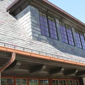 Custom copper gutter system