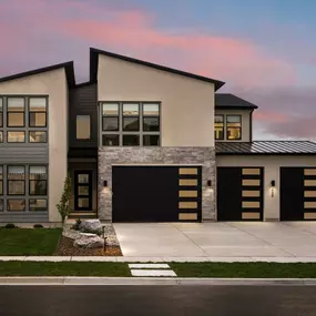 Modern exterior elevations
