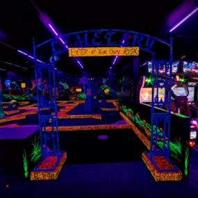 Monster Mini Golf Turnersville Mini Golf Course entrance