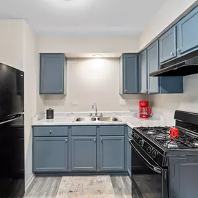 Model Kitchen at Hanover Park Blu Apartments