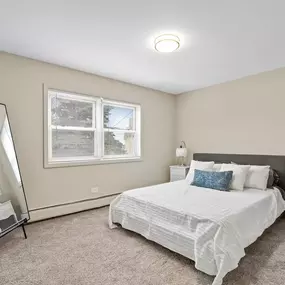 Model Bedroom at Hanover Park Blu Apartments