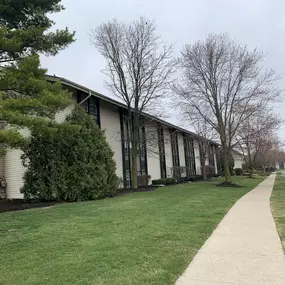 Green Space Walking Path at Wood Creek Apartments