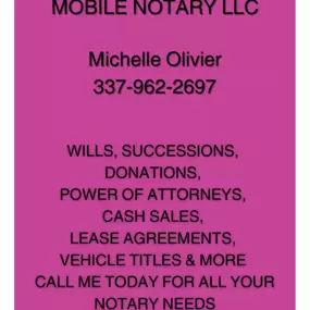 Bild von Sealed In Pink Mobile Notary