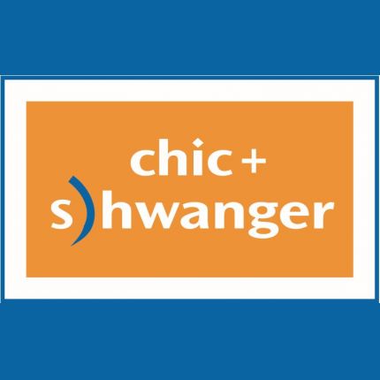 Logo van chic + schwanger Umstands-,Braut-,und Festmode